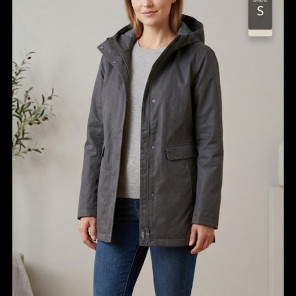 M0851 Jackets & Blazers - M0851 Gray Hooded Jacket